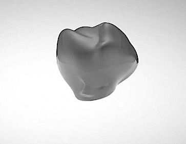 A closed continuous subset of Euclidean 3-space.  There's no holes or tears - we can imagine deforming this into a vast array of different shapes (homeomorphism)